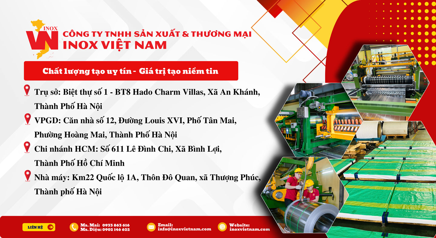 Inox Việt Nam - Công ty TNHH Sản Xuất Và Thương Mại Inox Việt Nam