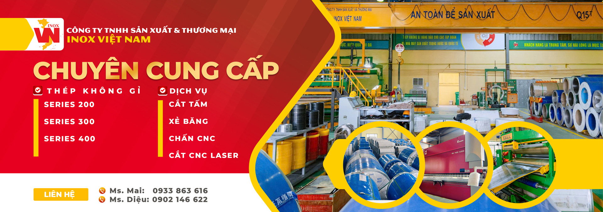 Inox Việt Nam - Công ty TNHH Sản xuất và Thương mại Inox Việt Nam