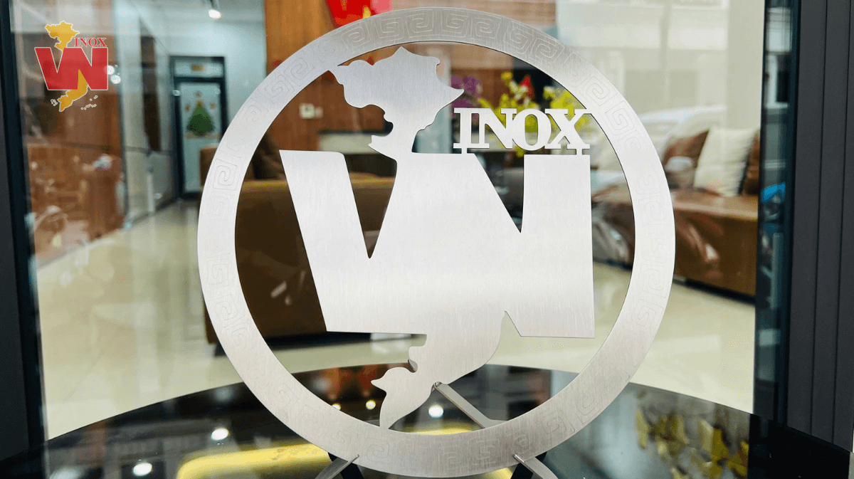 Biểu Trưng Inox Thương Hiệu Để Bàn