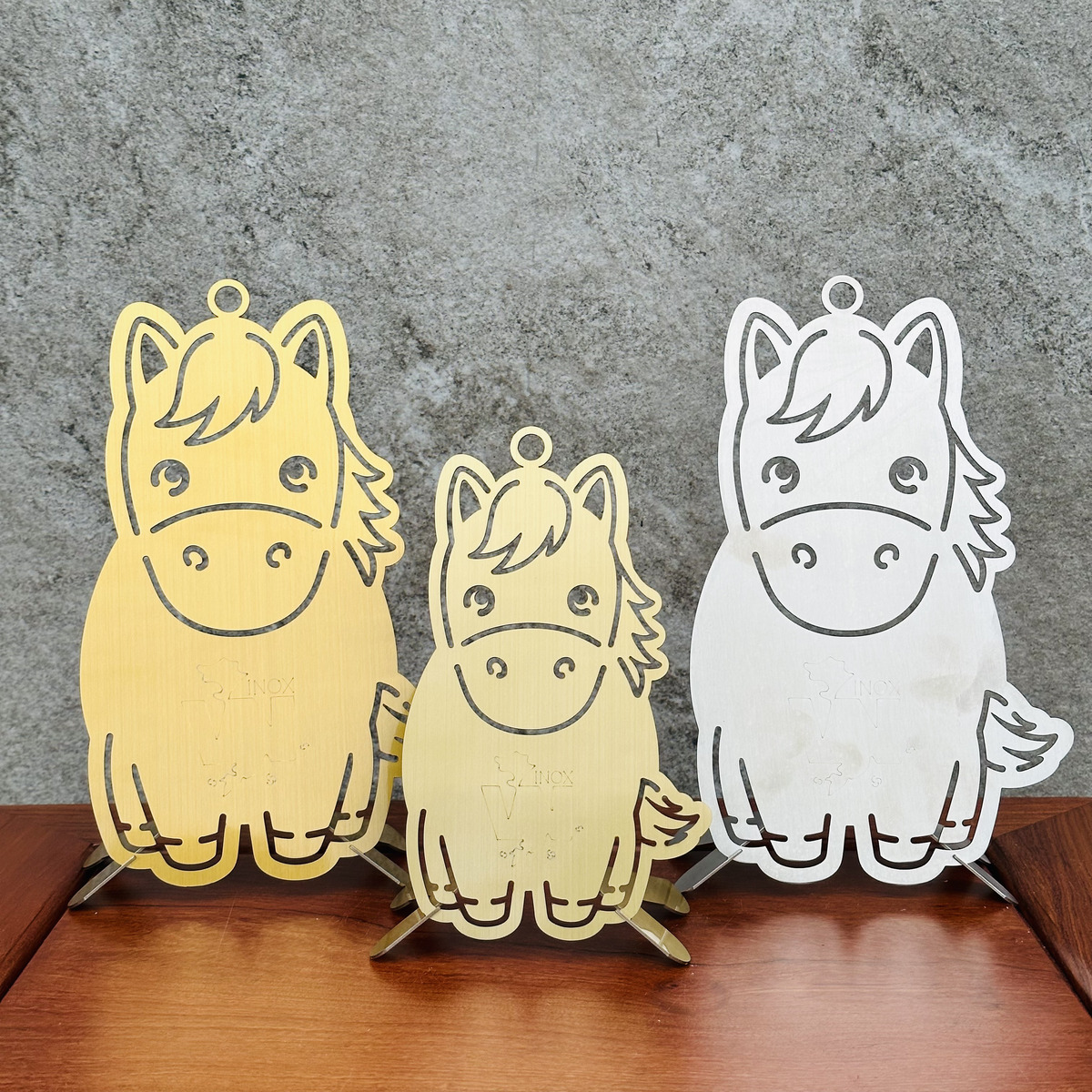 ảnh ngựa ngọ inox 304