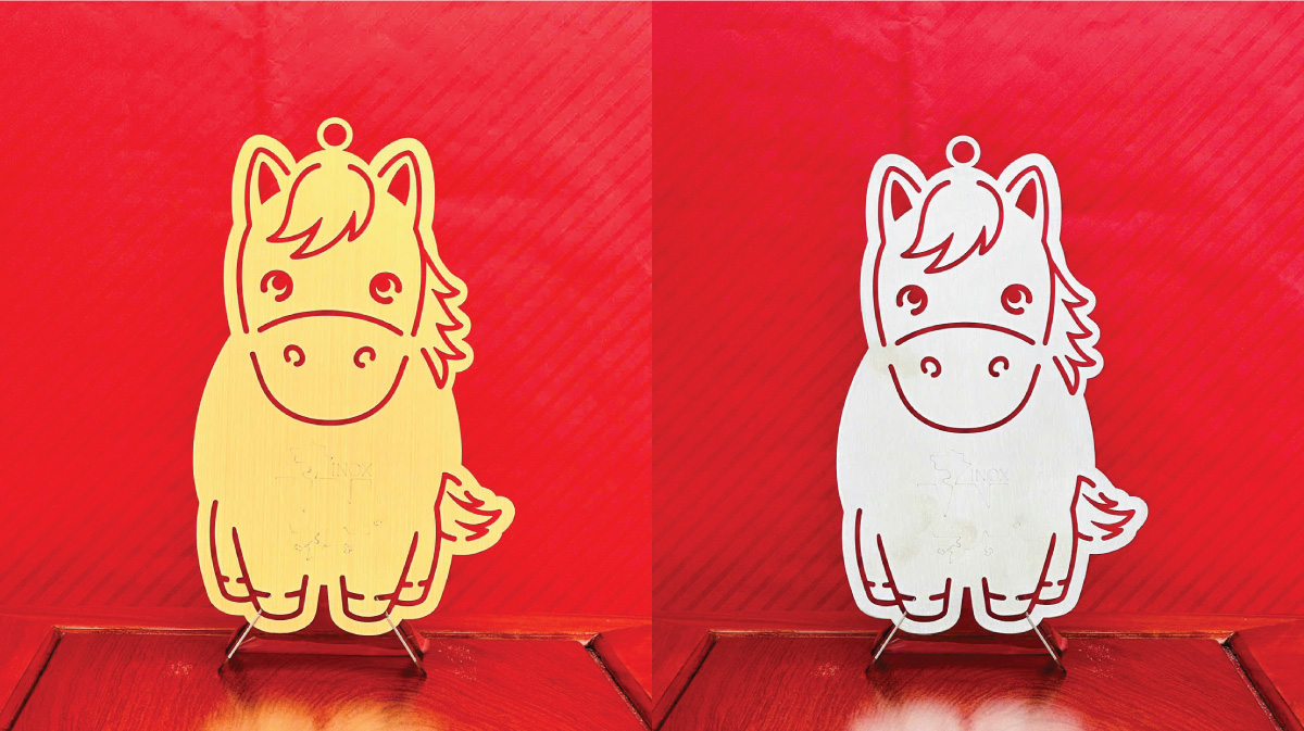 Ngựa (Ngọ) inox 304 trang trí, quà tặng