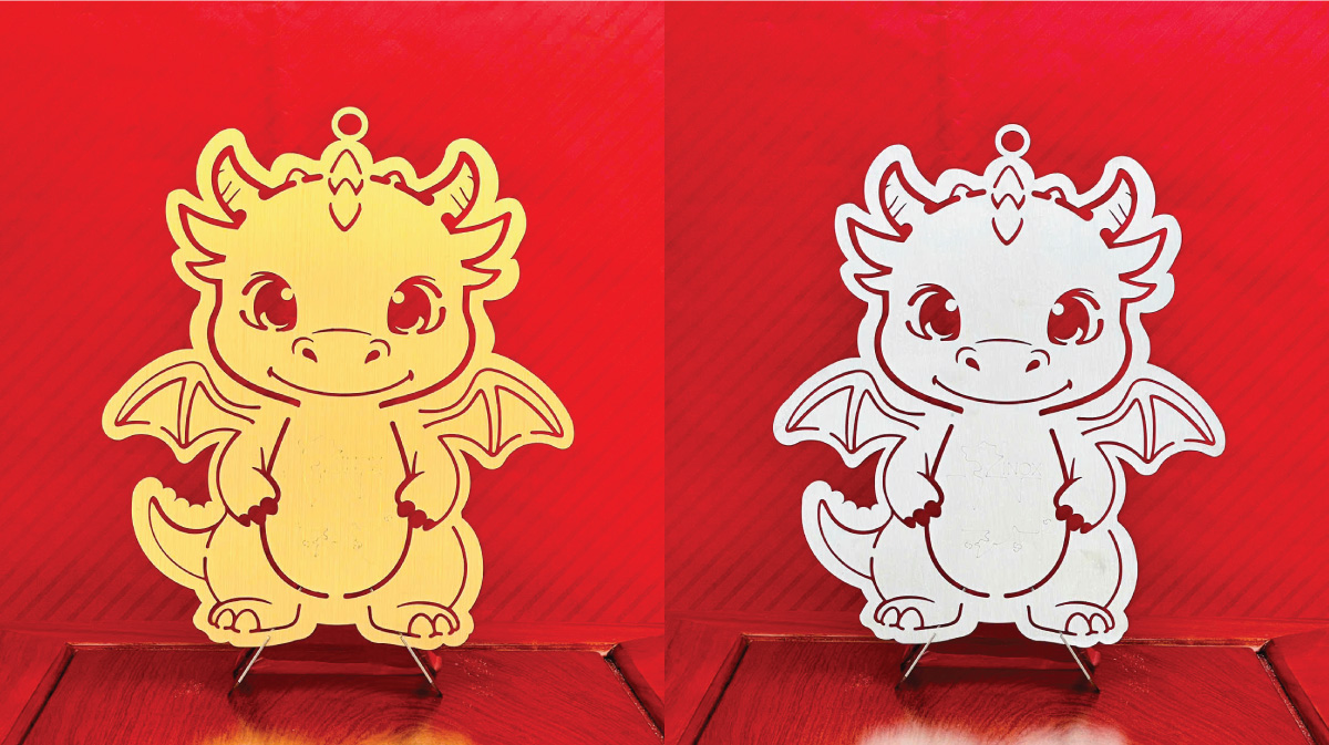 Rồng (Thìn) inox 304 trang trí, quà tặng