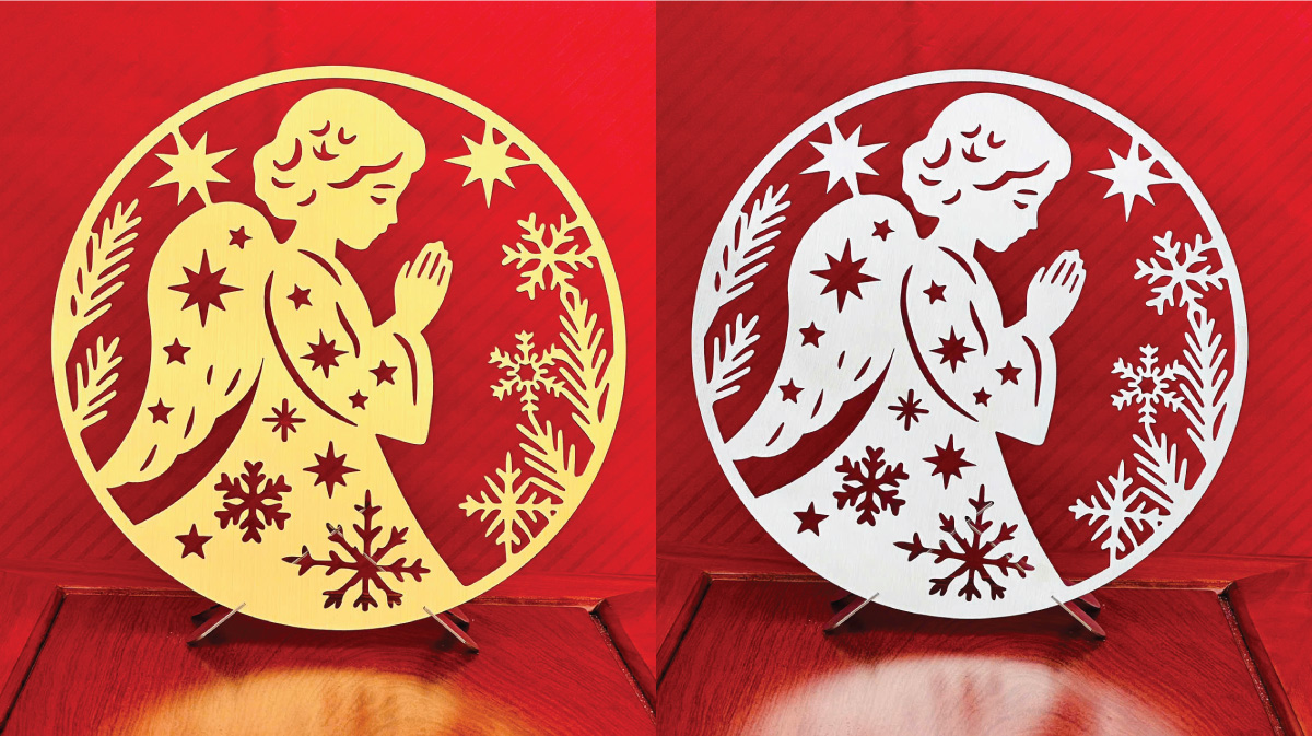 tranh ước nguyện giáng sinh inox