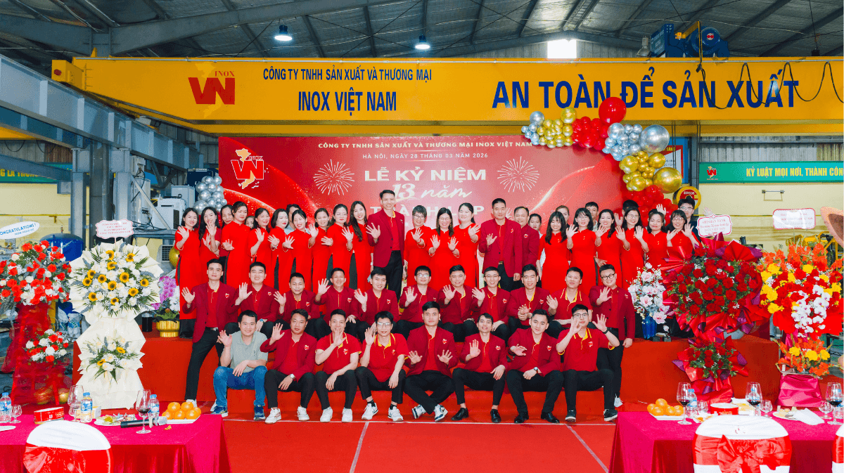 KỶ NIỆM 13 NĂM THÀNH LẬP INOX VIỆT NAM (28/03/2013 – 28/03/2026)