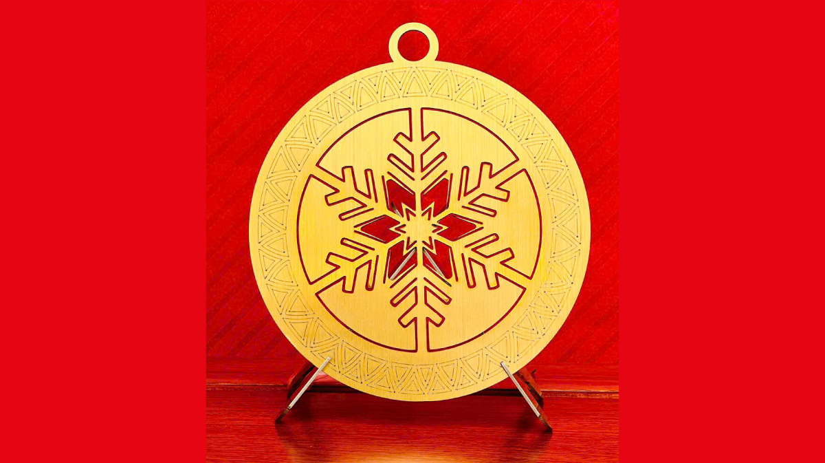 Móc treo trang trí bông tuyết noel