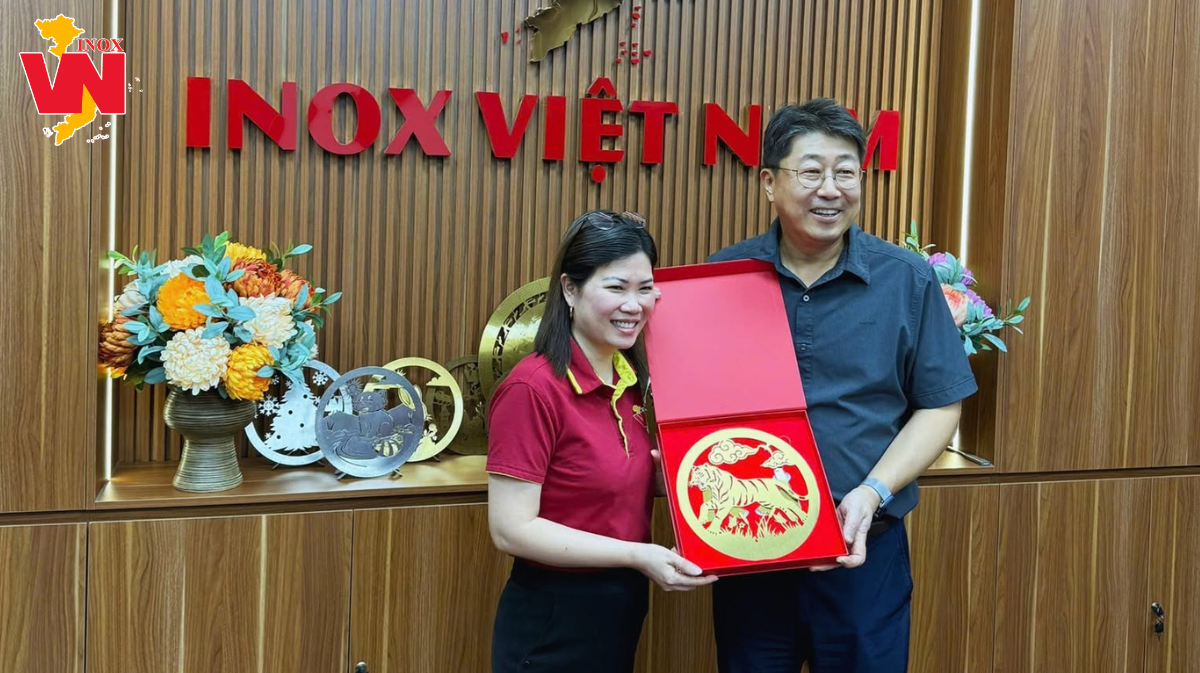 Inox Việt Nam tiếp đón Tổng Giám đốc và Ban Lãnh đạo Tập đoàn POSCO VST tại Nhà máy Thượng Phúc Hà Nội