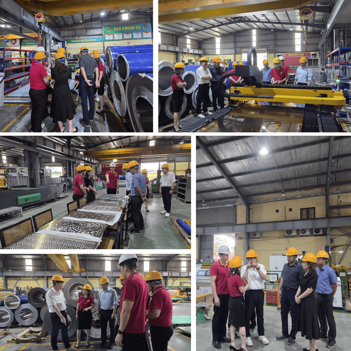Inox Viet Nam Welcomes the CEO and Executive Leadership Team of POSCO VST at Thuong Phuc Factory, Hanoi 2 Inox Viet Nam Welcomes the CEO and Executive Leadership Team of POSCO VST at Thuong Phuc Factory, Hanoi