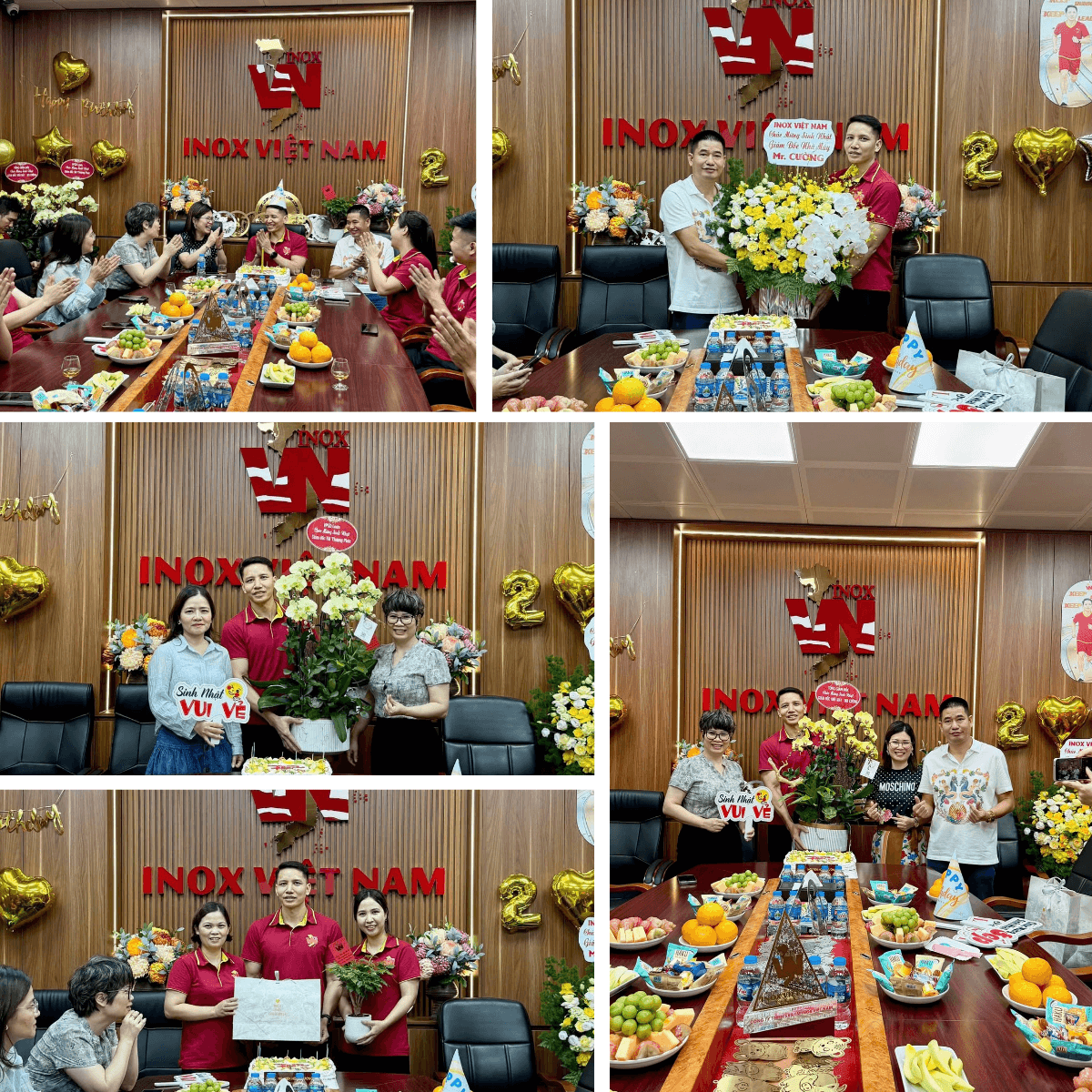 Không khí tại buổi sinh nhật Giám đốc Nhà máy Thượng Phúc Hà Nội - Anh Nguyễn Hồng Cường