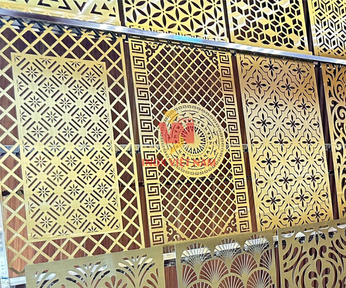Tấm kim loại CNC hoa văn nghệ thuật, vách ngăn CNC