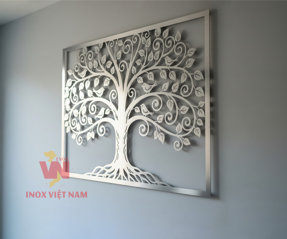 Tam tranh decor trang tri Inox Viet Nam 1