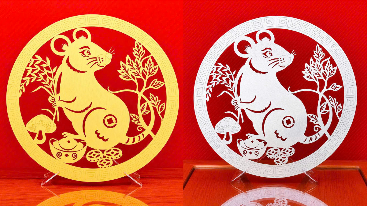 Tranh linh vật Chuột (Tý)
