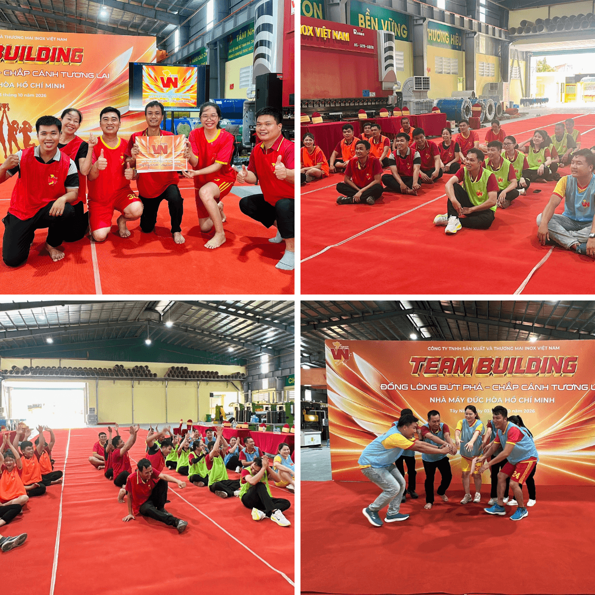 Inox Việt Nam tổ chức Teambuilding Quý III tại Nhà máy Đức Hòa 1 Không khí sôi nổi tại Teambuilding Quý III